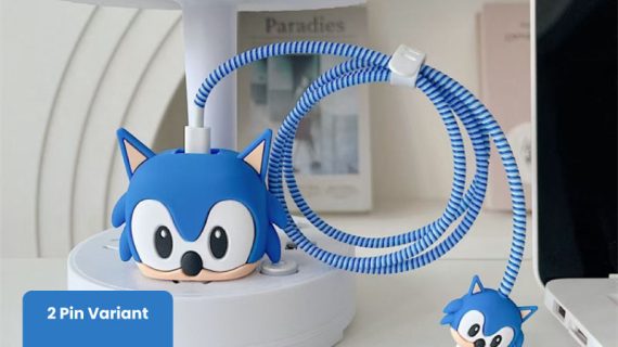 2 Pin Protector - 4 in 1 iphone charger and cable cover - Sonic