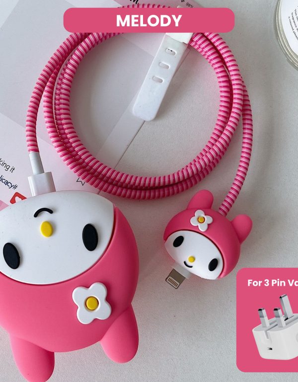 3 pin Protector - iphone 20 Watts charger and cable protector - MELODY