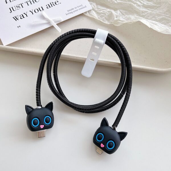 Cable Protector Set - Black Cat