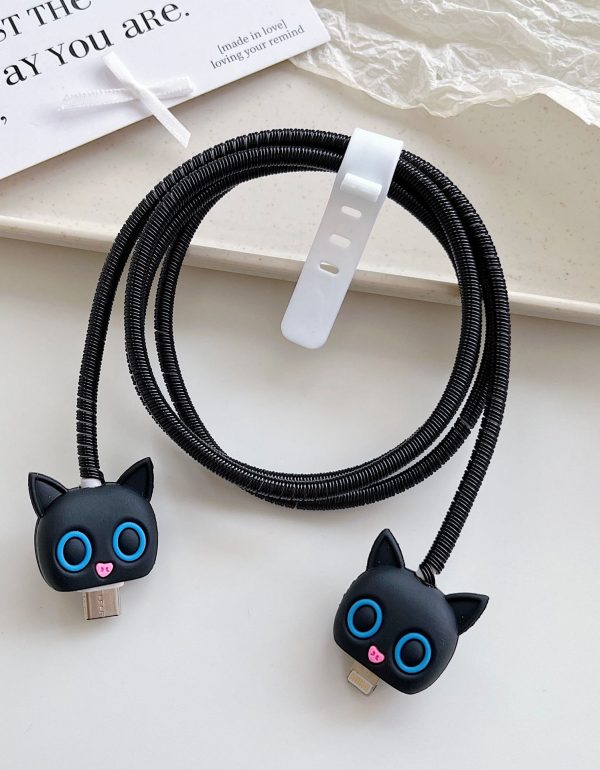 Cable Protector Set - Black Cat