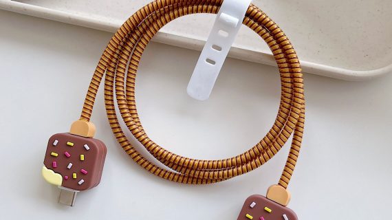 Cable Protector Set - Chocolate Icecream