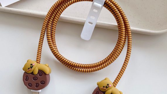 Cable Protector Set - Cookie Bear