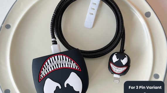 3 pin Protector - iphone 20 Watts charger and cable protector - Venom