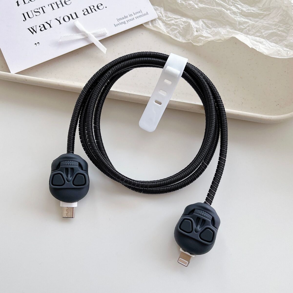 Cable Protector Set Cable Protector Set - Black Skull - Palki