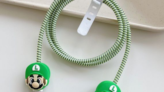 Cable Protector Set - Green Mario