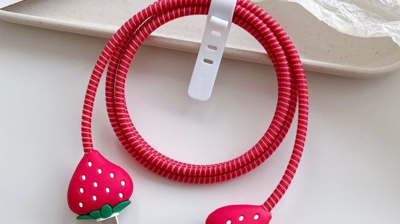 Cable Protector Set - Strawberry