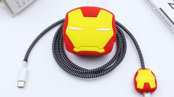 3 pin Protector - iphone 20 Watts charger and cable protector - Ironman