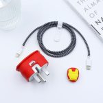 3 pin Protector - iphone 20 Watts charger and cable protector - Ironman - Image 2