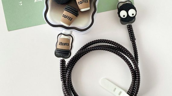 3 Pin Premium - iPhone Charger Cover 5 Piece Set - The Coffee Blob