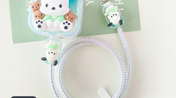 3 Pin Premium - iPhone 20W Charger Cover 5 Piece Set - Panda Pal