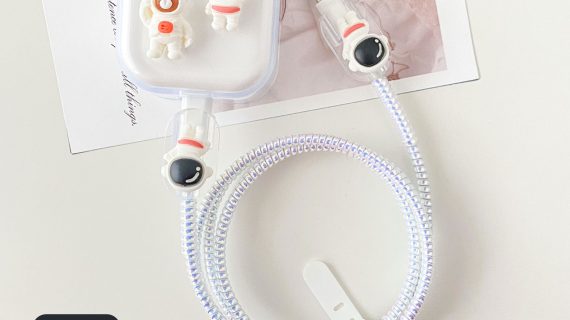 3 Pin Premium - iPhone Charger Cover 5 Piece Set - Star Gazer