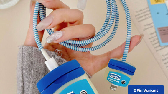 2 Pin Protector - 4 in 1 iphone charger and cable cover - Vaseline