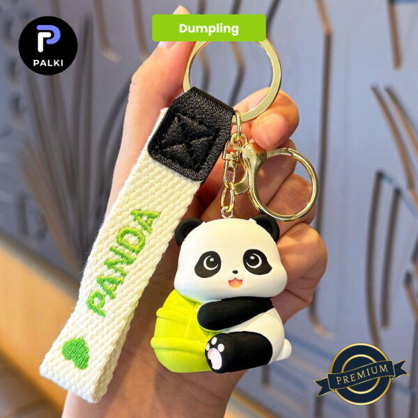 Adorable Panda Keychains - Dumpling