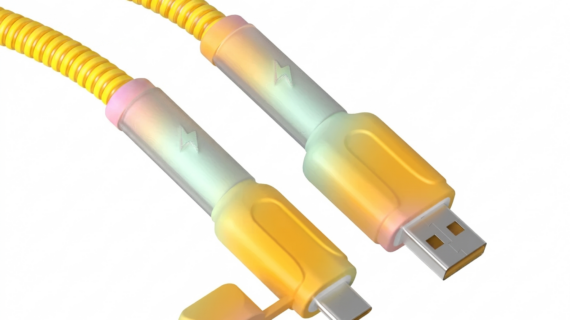 Type-A to Type-C Protector – Pastel Sunrise