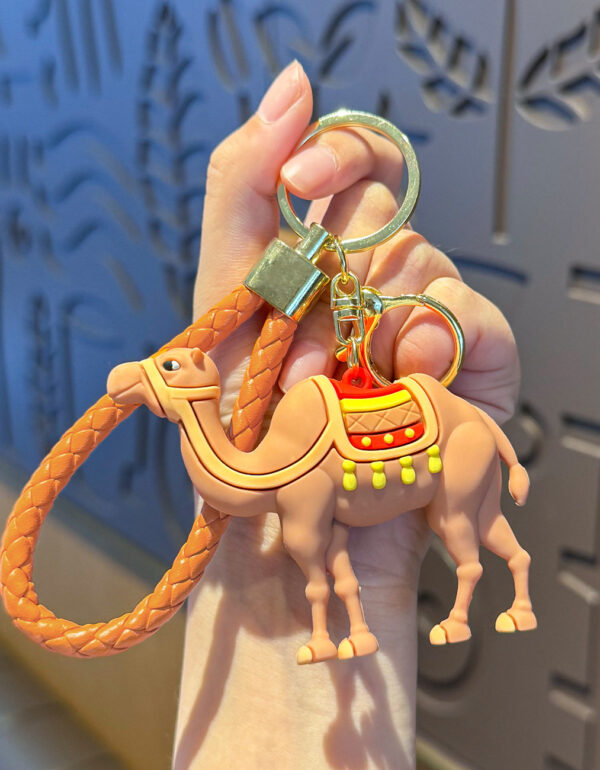 Premium Silicone Camel Key Chain