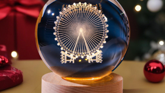 3D Crystal Ball – Ferris Wheel