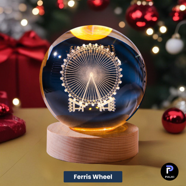 3D Crystal Ball – Ferris Wheel