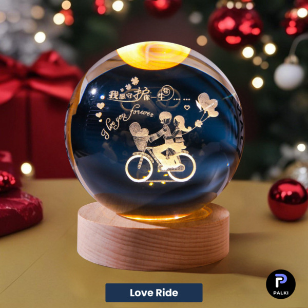 3D Crystal Ball – Love Ride