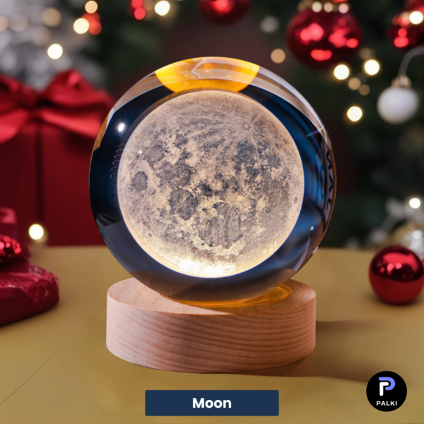 3D Crystal Ball – Moon