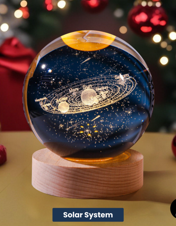 3D Crystal Ball – Solar System