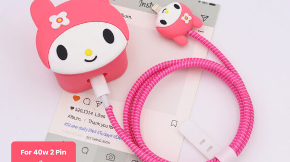 40W 2 Pin Protector - 40W iPhone charger and cable protector set - Melody