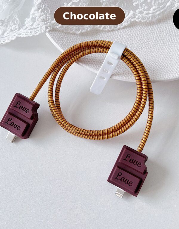 Cable Protector Set - Chocolate
