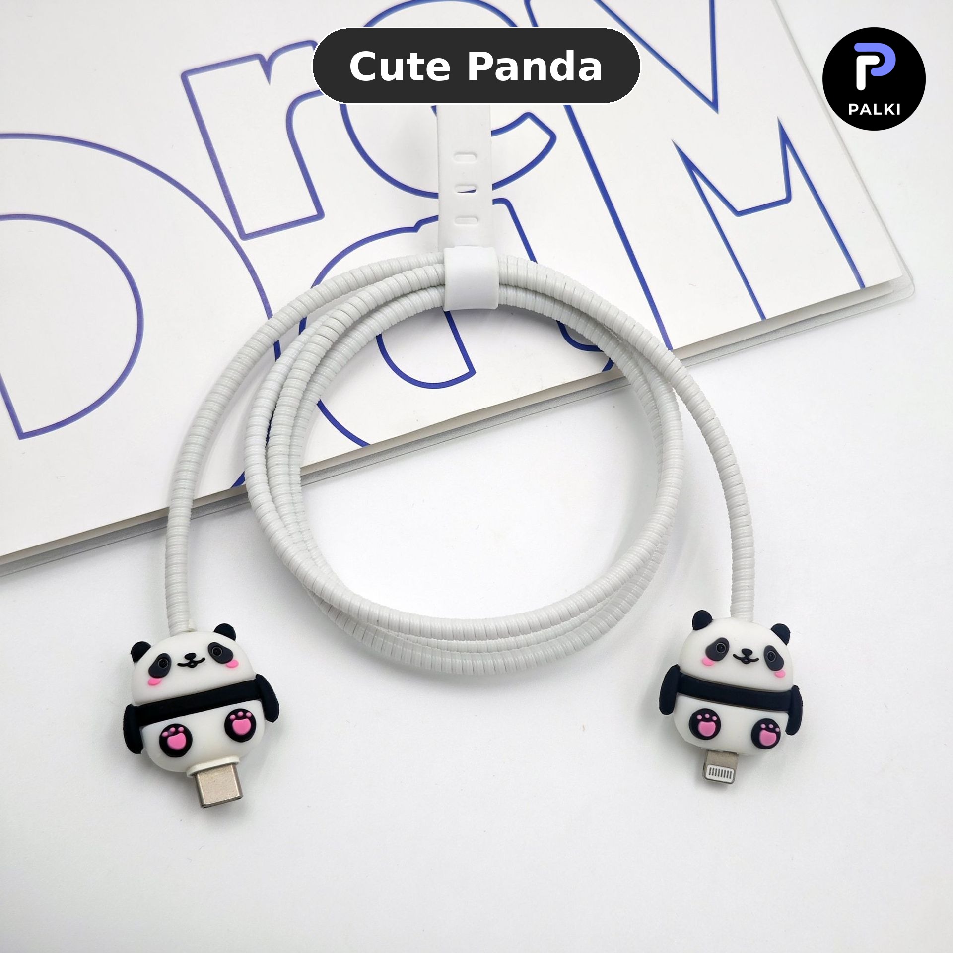 TCC-CPN Cable Protector Set - Cute Panda - Image 1