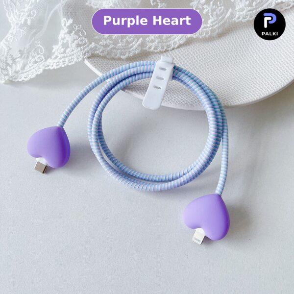 Cable Protector Set - Purple Heart