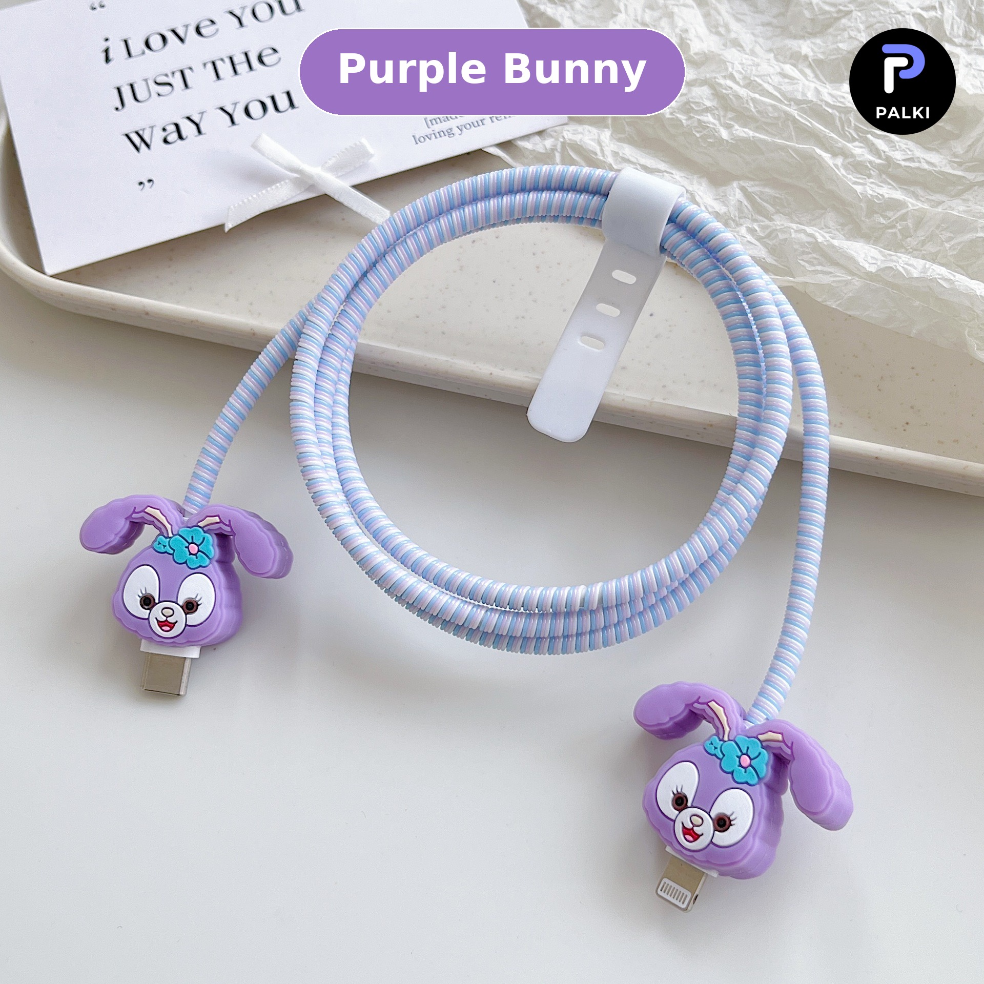 TCC-PUB Cable Protector Set - Purple Bunny - Image 1