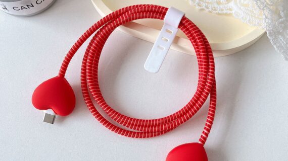 Cable Protector Set - Red Heart
